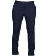 FR622 Front Row Ladies Stretch Chino Trousers Navy colour image